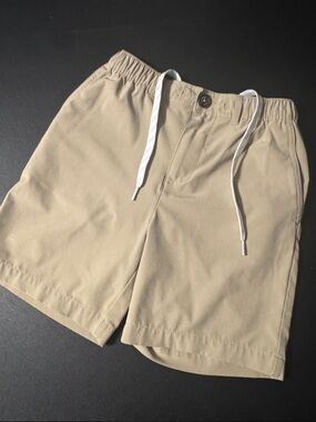 Boys Drawstring Chino Shorts - Khaki